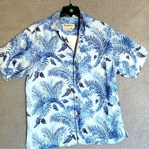 SILK Tommy Bahama  Mens Heritage Tortilla Shirt Original Fit Tropical Ha…